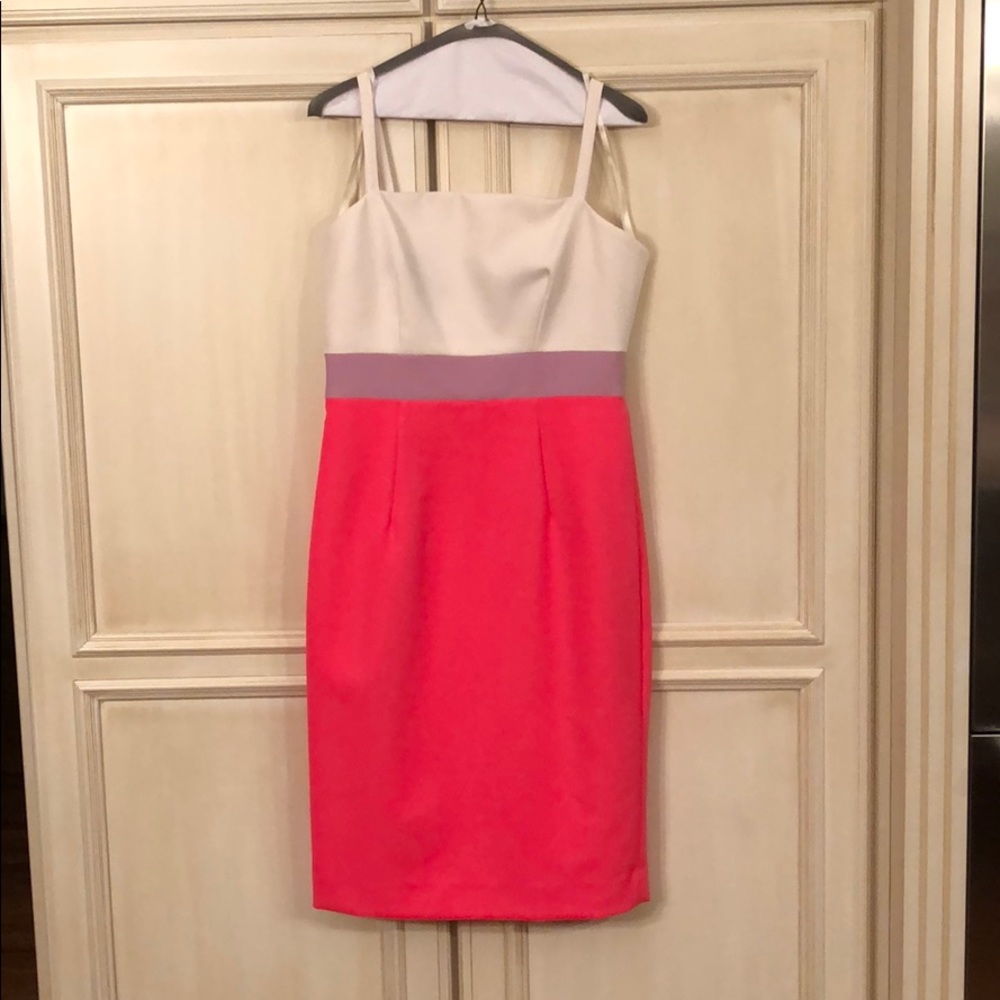 Stunning Hot Pink & White Milly Dress
